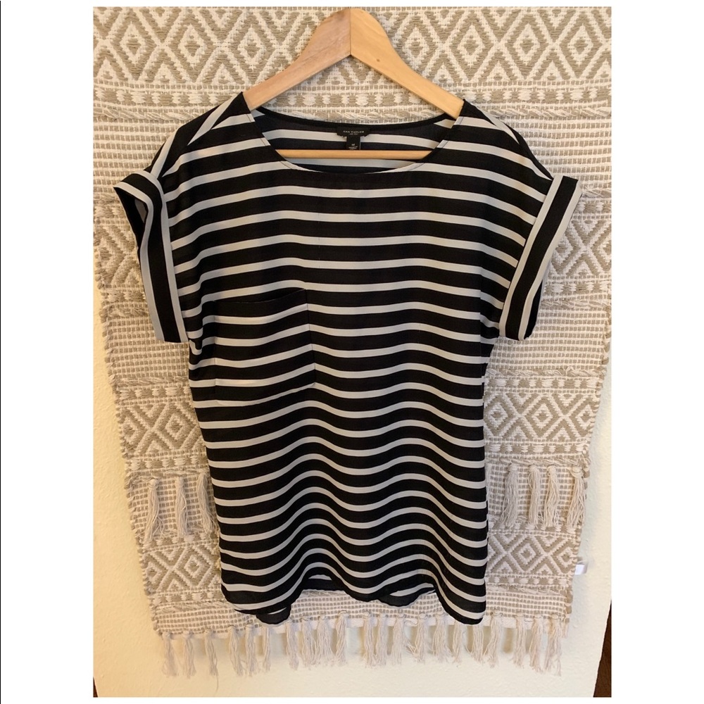 Ann Taylor Striped Top
